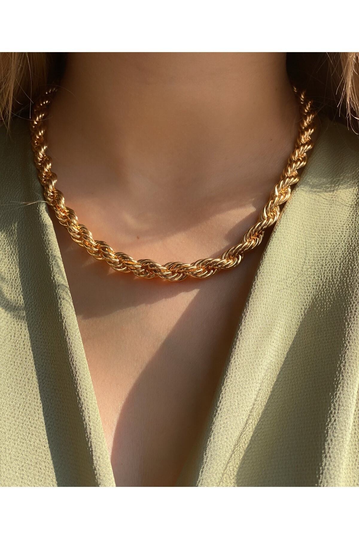 Jenny Daphne Women's Gold-Plated Non-Tarnish Necklace