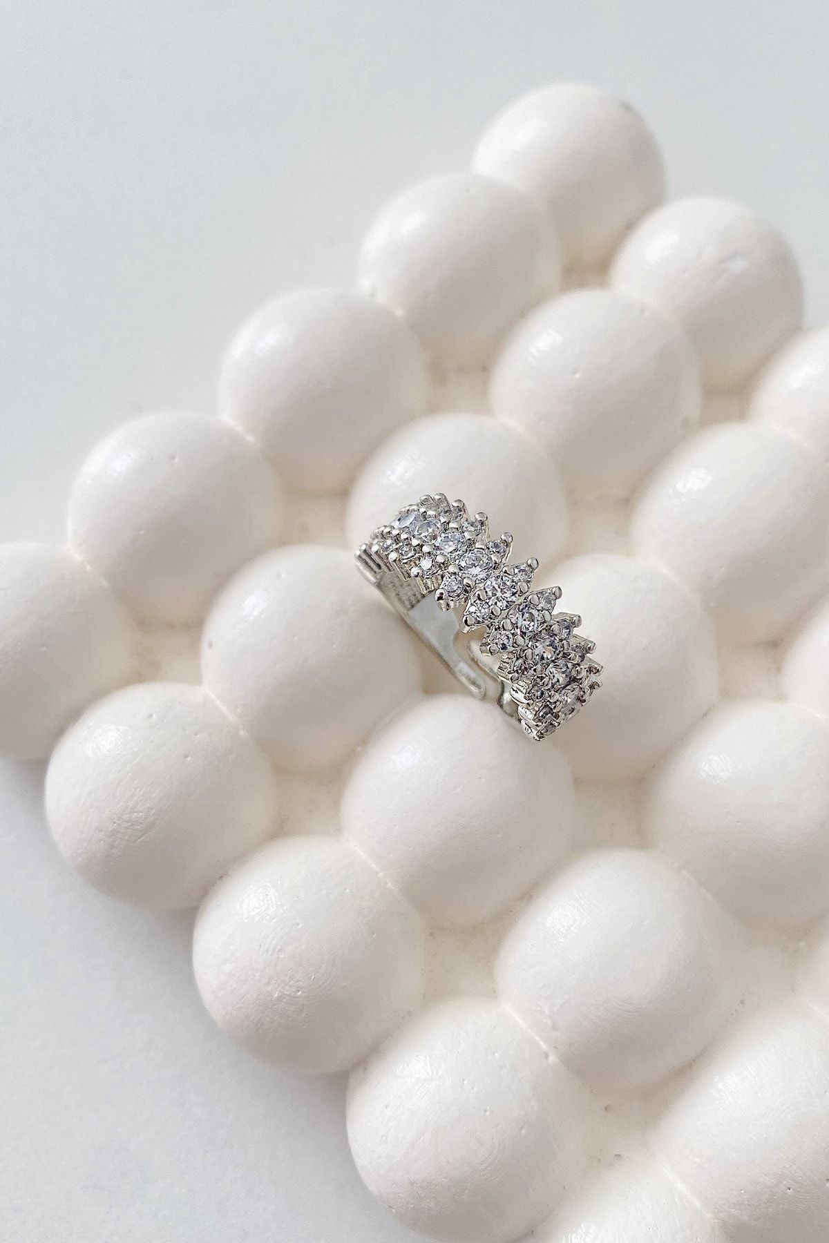 Ressia Zircon Adjustable Stainless Steel Ring